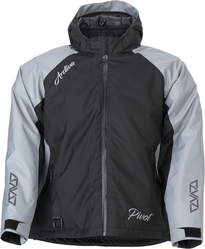 ARCTIVA Women's Pivot 5 Hooded Jacket - Waterproof Insulated Parka with Zip-Off Hood - Gray - XL 3121-0806