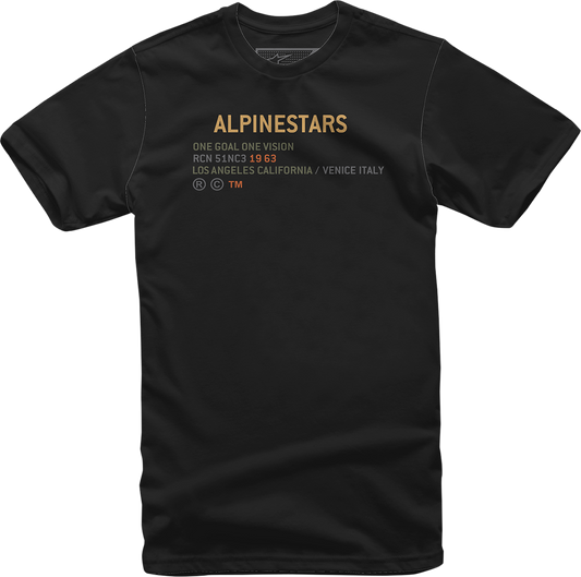 ALPINESTARS, Alpinestars Quest T-Shirt - Black, Size XL - 1212-7200210-XL