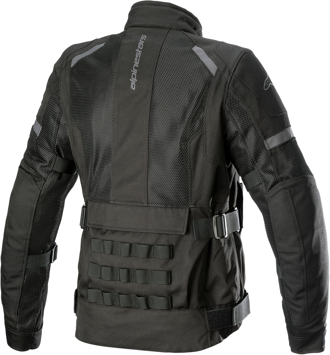Alpinestars Stella Crosshill WP Air Jacket for Women in black, size large, featuring lightweight waterproof and breathable motorcycle gear.