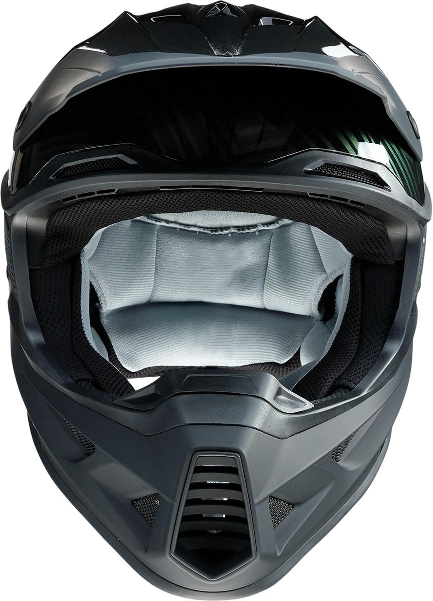 Z1R F.I. Helmet Lumen MIPS® Iridescent Medium with reflective finish and aerodynamic design, front view.
