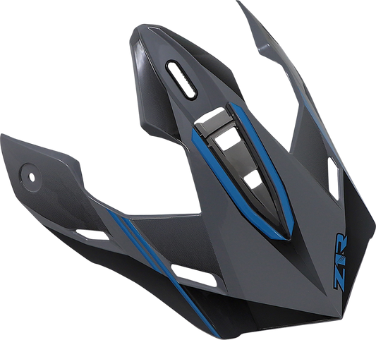 Z1R, Z1R Range Visor Kit for Bladestorm Helmets - Gray, Black & Blue - Part 0130-0987
