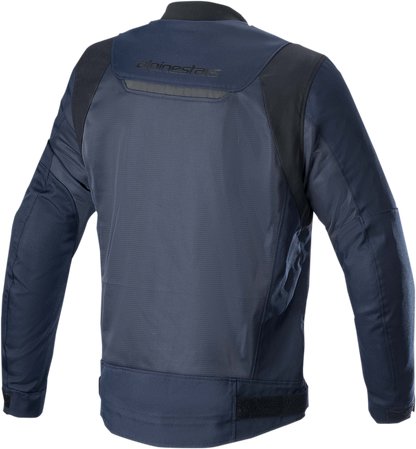 Alpinestars Luc V2 Air Jacket in navy, size XL, featuring lightweight textile construction and Tech-Air® compatibility.