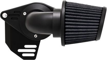 VANCE & HINES VO2 Falcon air intake kit in matte black with sleek design for motorcycle engines.