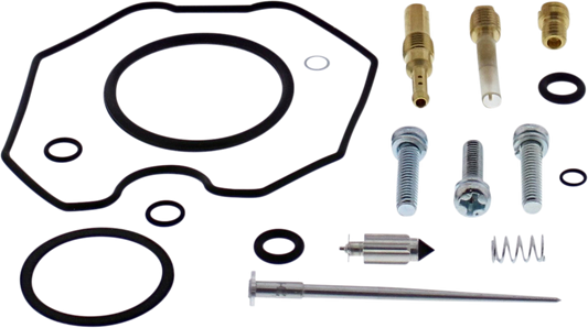 Moose Offroad Honda carburetor repair kit 26-10009 with various gaskets and parts for engine maintenance.