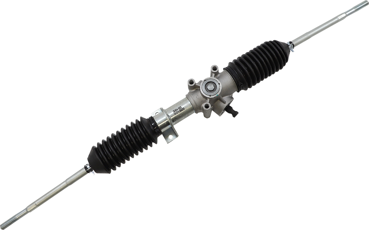 Moose Offroad steering rack 51-4016 for vehicle replacement, showing a black metal steering component with mounting points.