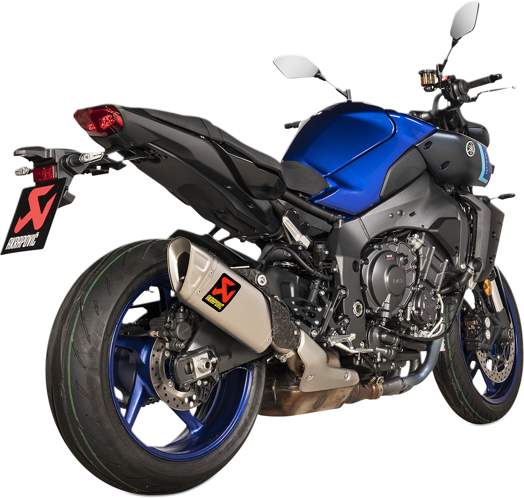 AKRAPOVIC Slip-On Line Muffler for Yamaha Y10 - Titanium S-Y10SO20-HAPLT