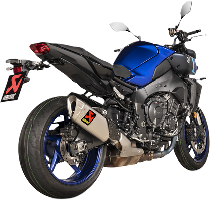 AKRAPOVIC Slip-On Line Muffler for Yamaha Y10 - Titanium S-Y10SO20-HAPLT