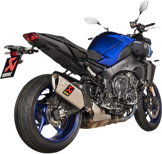 AKRAPOVIC Slip-On Line Muffler for Yamaha Y10 - Titanium S-Y10SO20-HAPLT