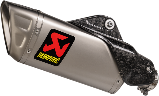 AKRAPOVIC Slip-On Line Muffler for Yamaha Y10 - Titanium S-Y10SO20-HAPLT