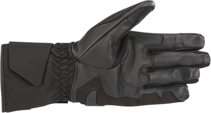 Alpinestars Apex V2 Drystar gloves in black, size 2XL, with reinforced palms and adjustable wrist straps.