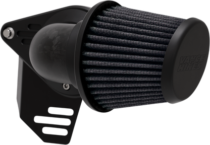 Vance & Hines VO2 Falcon Air Intake Kit in forged carbon fiber for motorcycle engine performance enhancement.