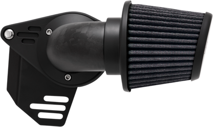 VANCE & HINES VO2 Falcon Air Intake Kit in forged carbon fiber, with sleek aerodynamic design and detailed branding visible.