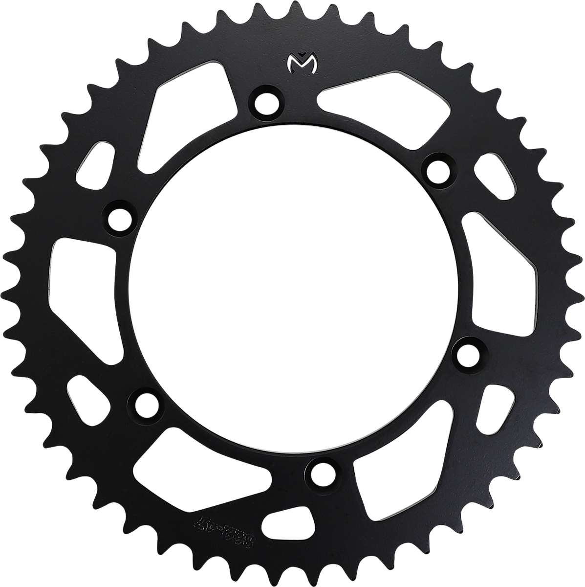 Moose Offroad 47-tooth steel rear sprocket for off-road motorcycles, part #1210-822-47-STL, with rugged gear teeth design.