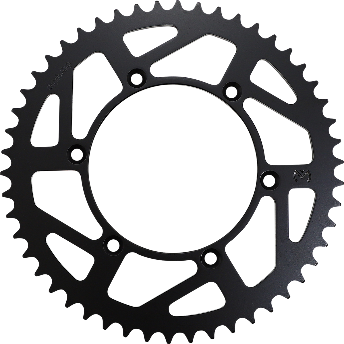 MOOSE OFFROAD 50-tooth rear sprocket for Kawasaki and Suzuki motorcycles, made of durable steel with gear teeth for off-road riding.