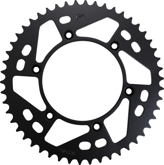 Moose Offroad rear sprocket with 50 teeth for Husaberg, Husqvarna, and KTM motorcycles, made of durable steel.