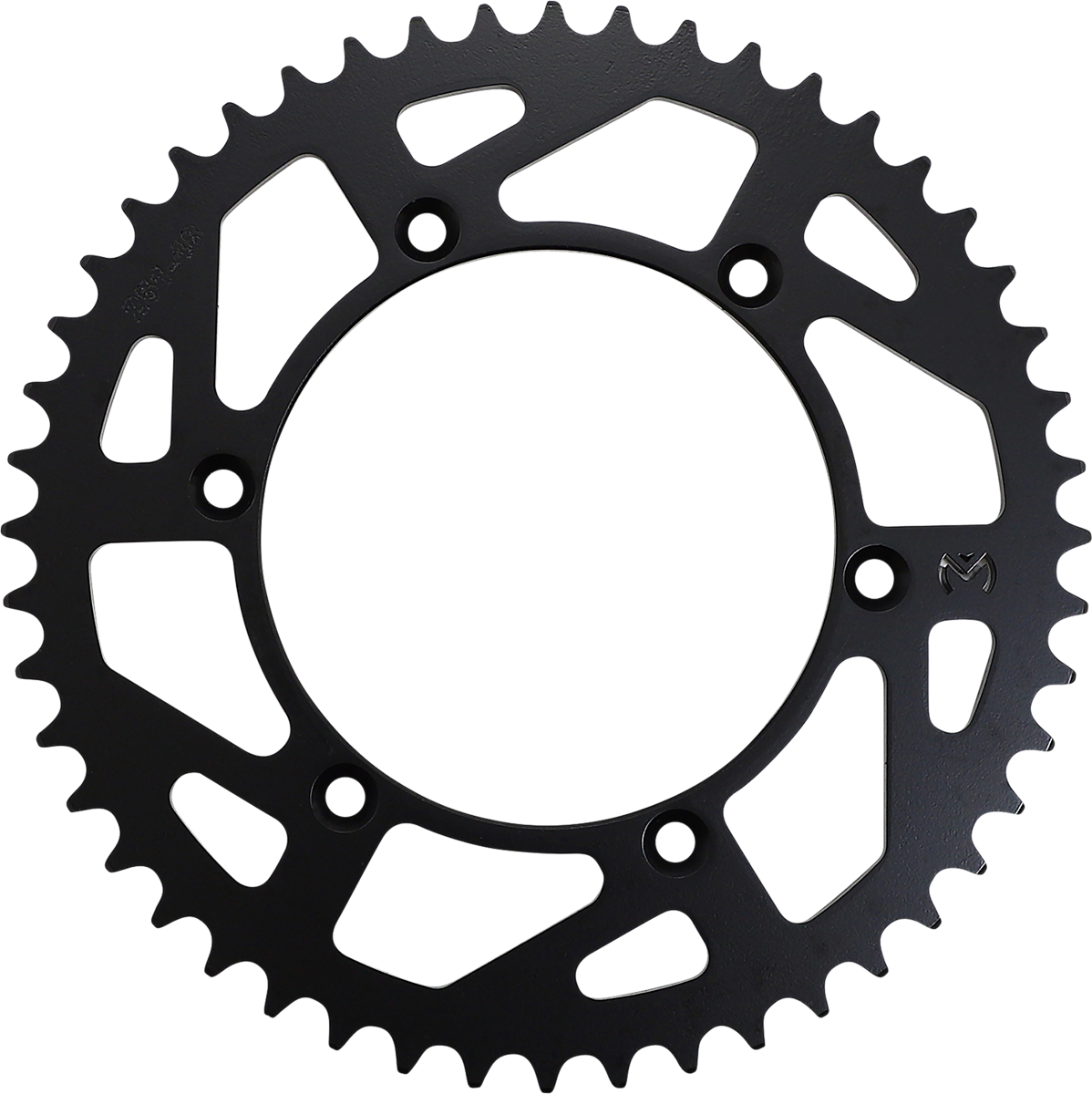 MOOSE OFFROAD 48-tooth rear sprocket for Yamaha motocross or off-road bikes, durable steel construction, detailed close-up image.
