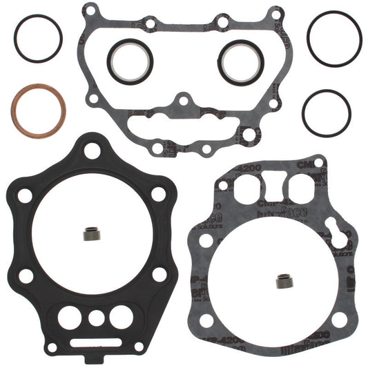 QuadBoss Honda TRX500 FourTrax top end gasket set, part #563973, showing detailed gaskets and engine components.