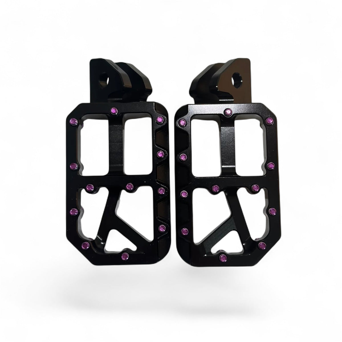 Black Wide Foot Pegs – Aluminum 7075 | Talaria, Surron, E-Ride Pro