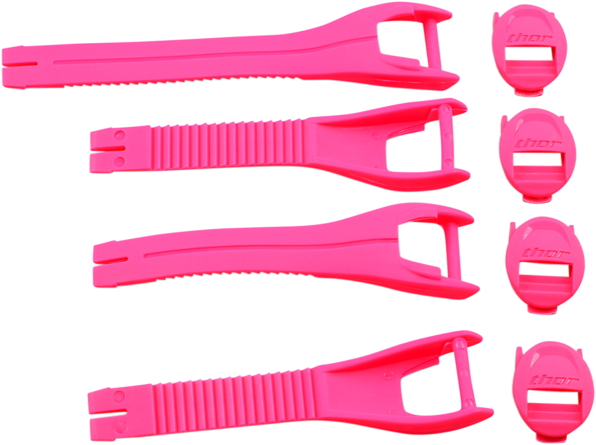 THOR, THOR Women's Blitz XP Boot Straps Replacement Kit - Pink, Size 5-8, Part 3430-0857