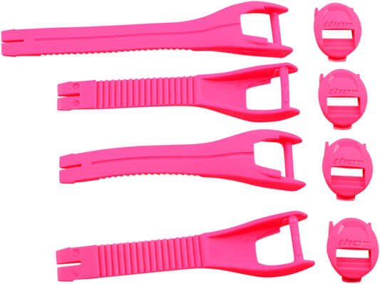 THOR, THOR Women's Blitz XP Boot Straps Replacement Kit - Pink, Size 5-8, Part 3430-0857
