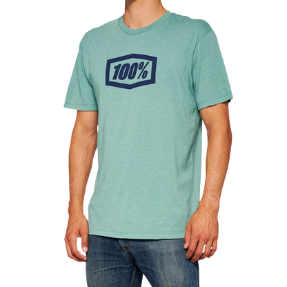 100% Icon T-Shirt - Blue - XL 20000-00038 - Howling Moto