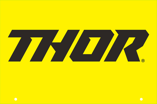 THOR 4-Way Display Header Sign 9903-0575 showing a versatile signage display with bold lettering and branding.