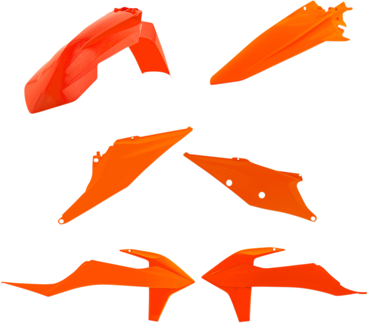 Acerbis OEM KTM 2023 XC-W standard replacement motorcycle body kit, including panels and parts, in a natural color.
