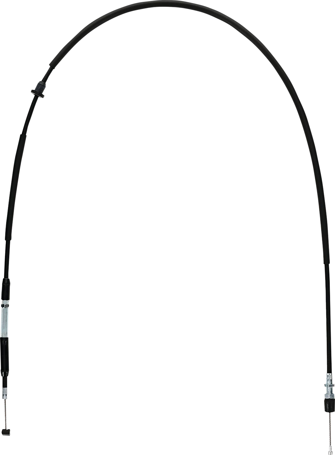 Black vinyl clutch cable for Honda motorcycles, MOOSE OFFROAD 45-2147, shown with cable ends and connectors.