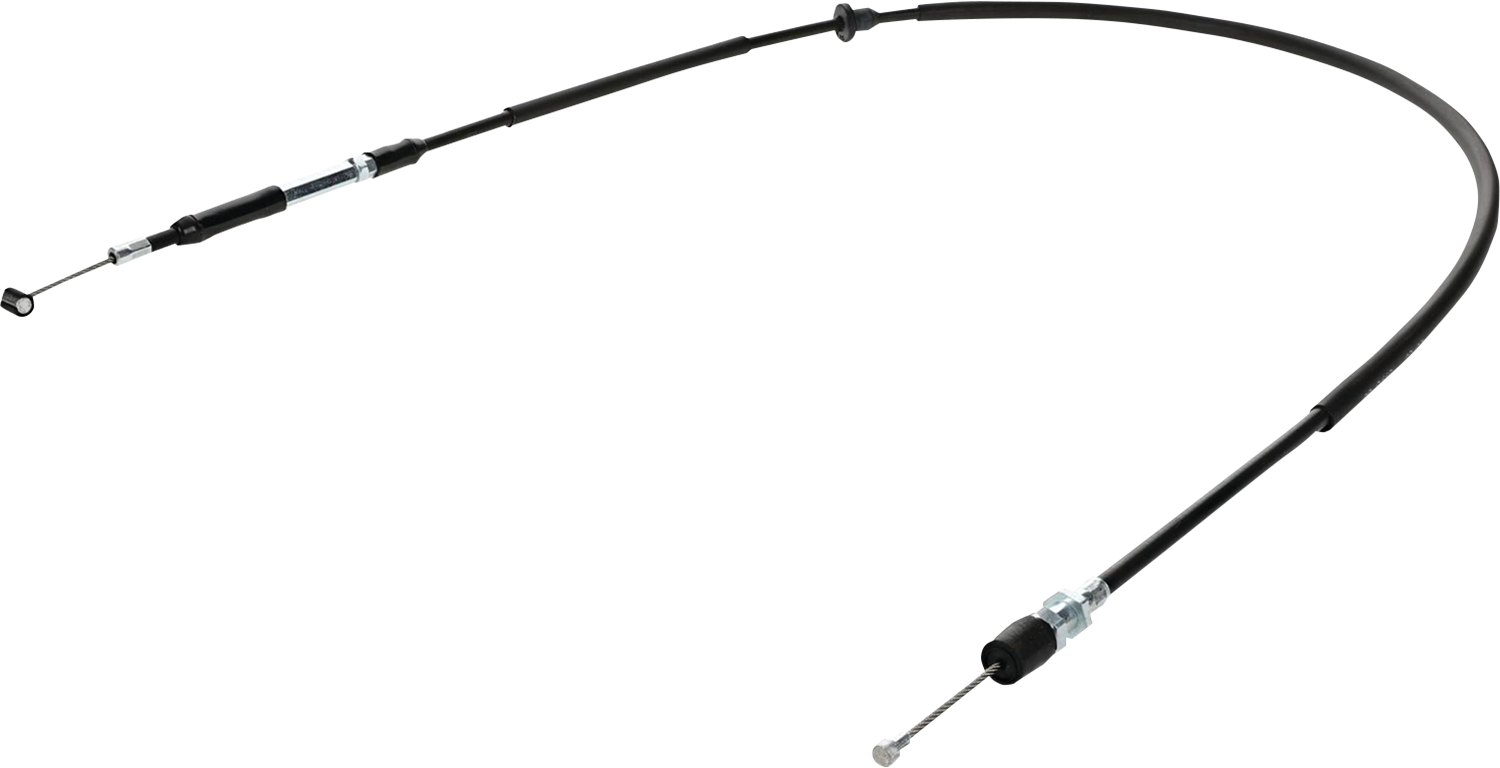 Black vinyl clutch cable by MOOSE OFFROAD for Honda motorcycles, featuring durable construction and precise fit.