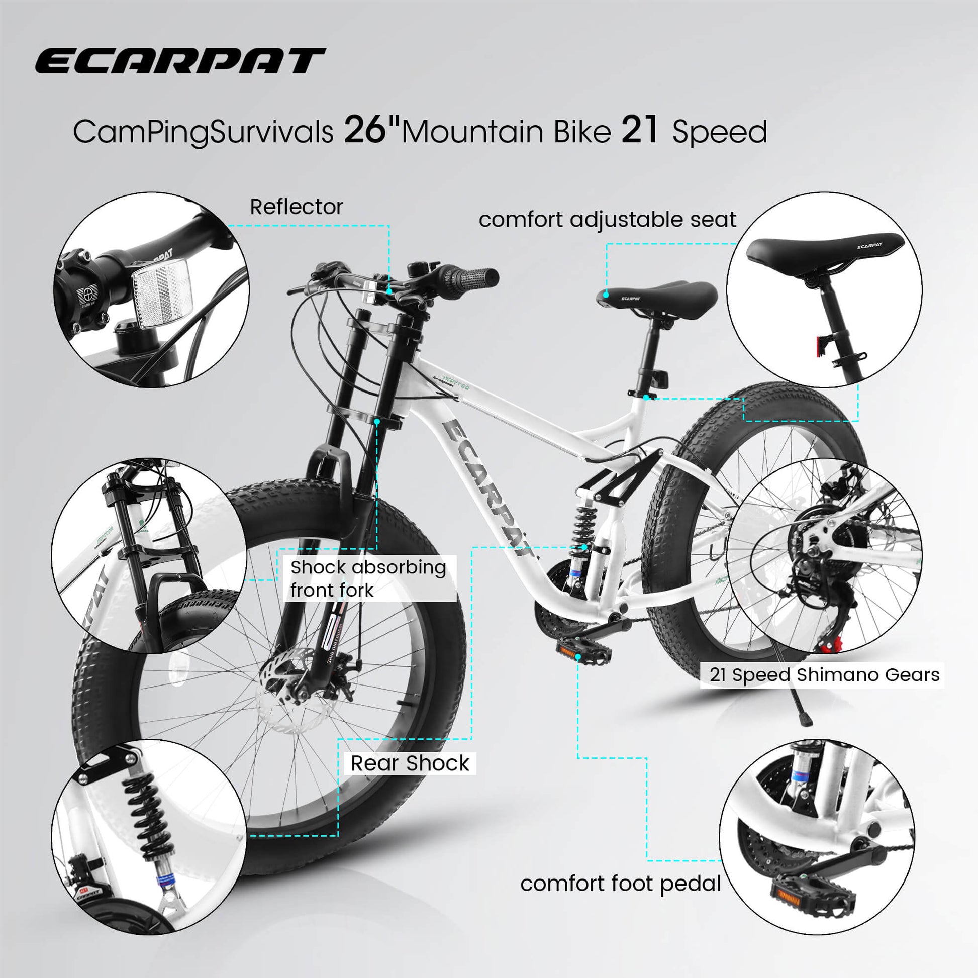 Ecarpat Jumbo MX - 26"×4" - Howling Moto