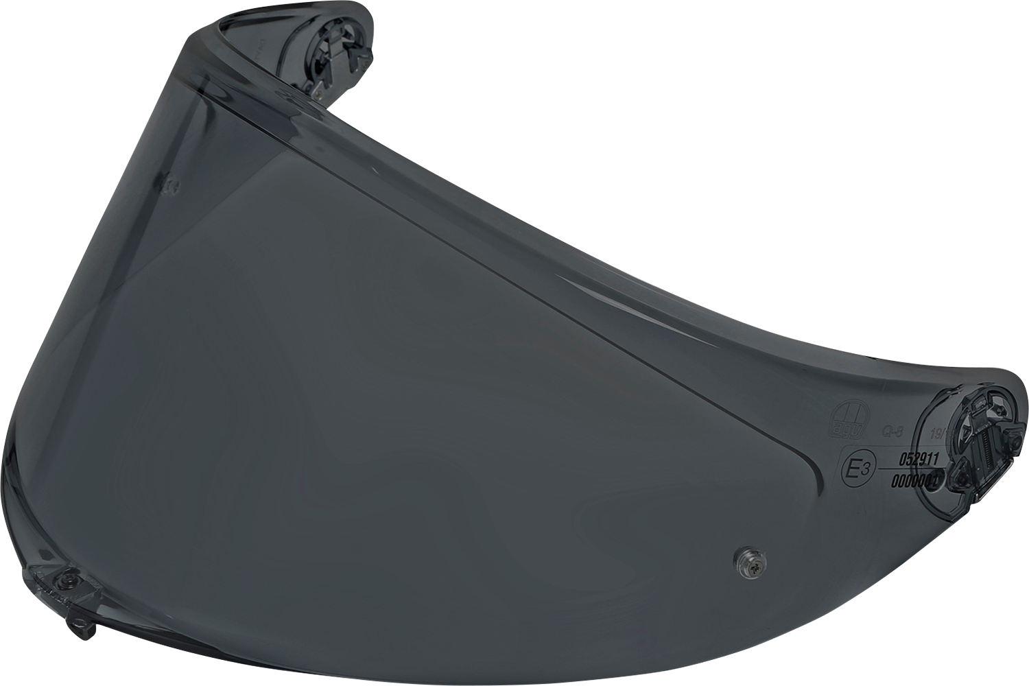 AGV Tourmodular helmet shield with Pinlock 120 MaxVision dark smoke visor for XS-L size, designed for enhanced visibility and protection.