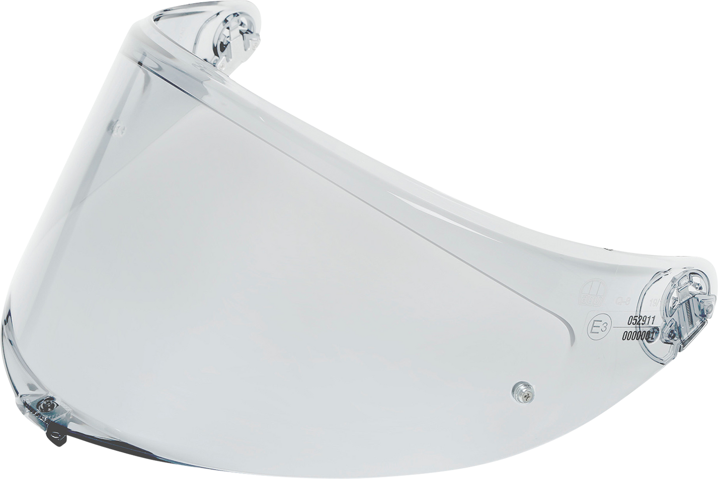 Clear AGV Tourmodular helmet shield with Pinlock® 120 MaxVision™ for XL-2XL helmets, providing enhanced visibility and protection.