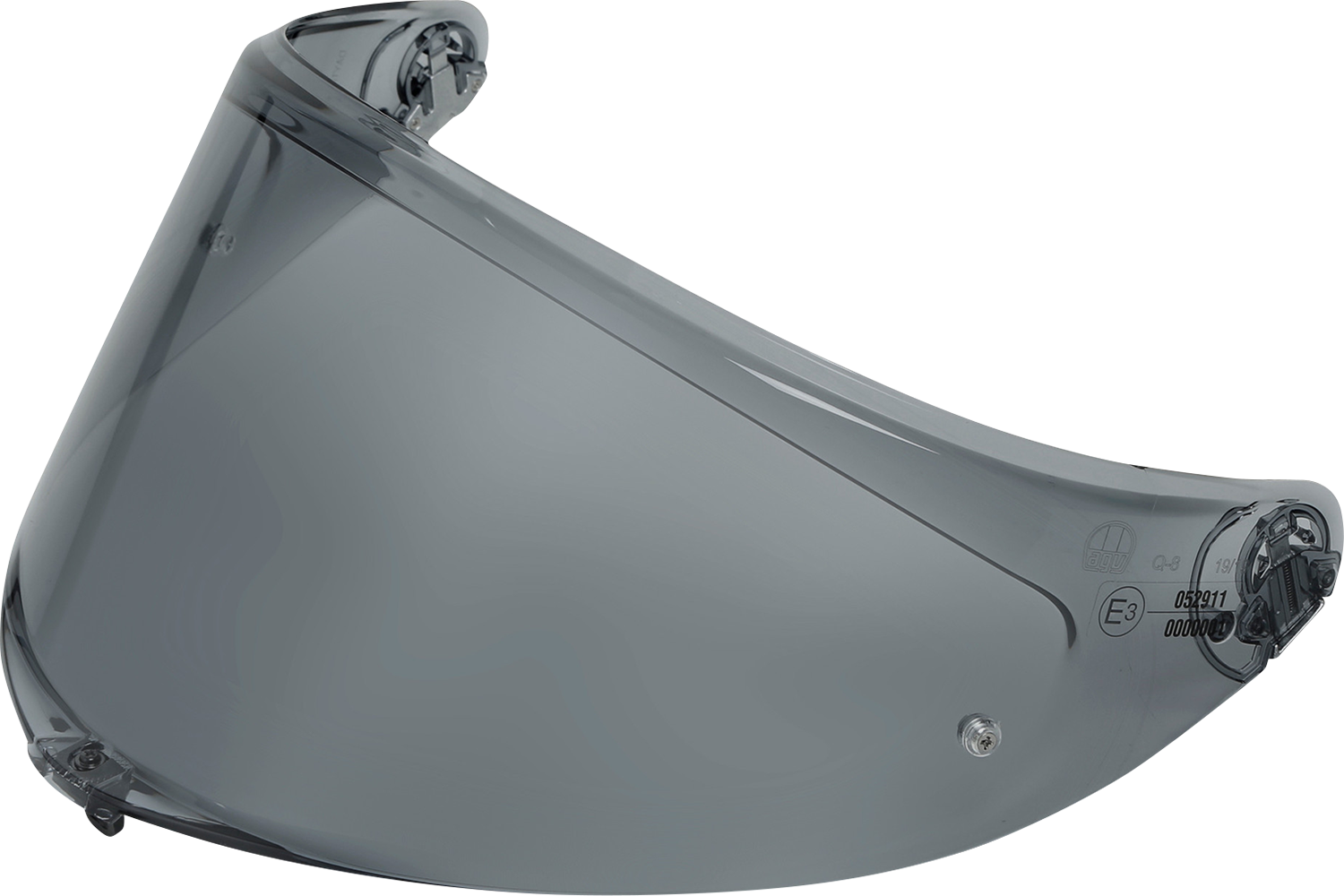 AGV Tourmodular helmet shield with Pinlock® 120 MaxVision™ in light smoke for XL-2XL helmets, providing clear, fog-resistant vision.