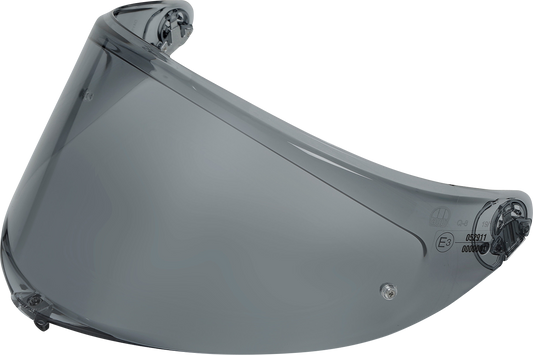 AGV Tourmodular helmet shield with Pinlock® 120 MaxVision™ in light smoke for XL-2XL helmets, providing clear, fog-resistant vision.