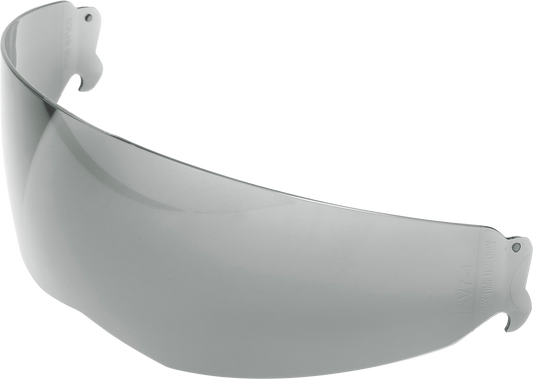AGV ISV8-1E light smoke internal sun visor for K3 and Tourmodular helmets, part #20KV34I1N367G, with clear lens and mounting clips.
