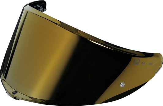 AGV Tourmodular helmet shield with Pinlock® 120 MaxVision™ in iridium gold, size XL-2XL, clear view for motorcycle riding.