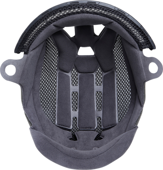 Gray AGV Tourmodular liner in small size, designed for motorcycle helmets, with visible padding and fastening features.