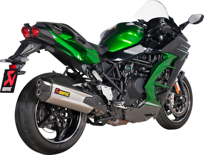 AKRAPOVIC Slip-On Line Muffler - Titanium S-K10SO30-HGIT for Kawasaki Ninja H2 SX