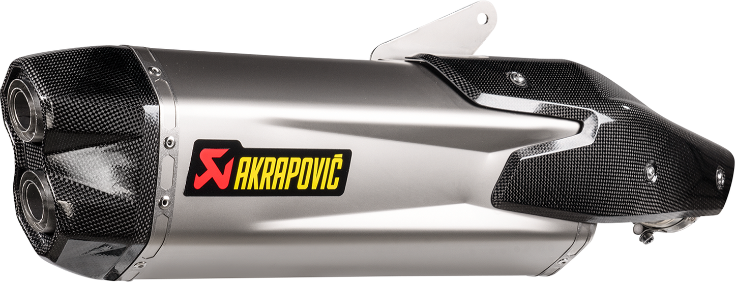 AKRAPOVIC Slip-On Line Muffler - Titanium S-K10SO30-HGIT for Kawasaki Ninja H2 SX