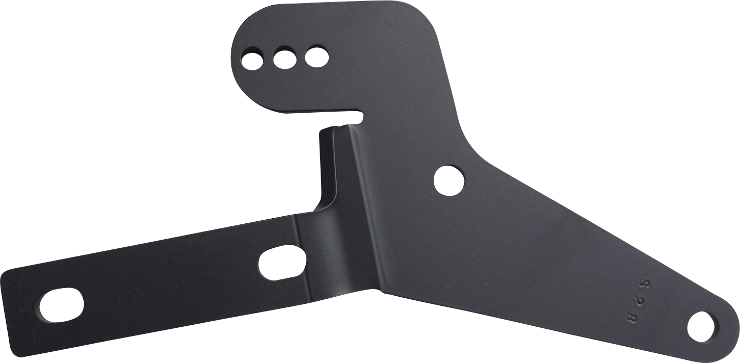 BASSANI XHAUST BKT-S28 mounting bracket made in the USA, designed for motorcycle exhaust system installation.