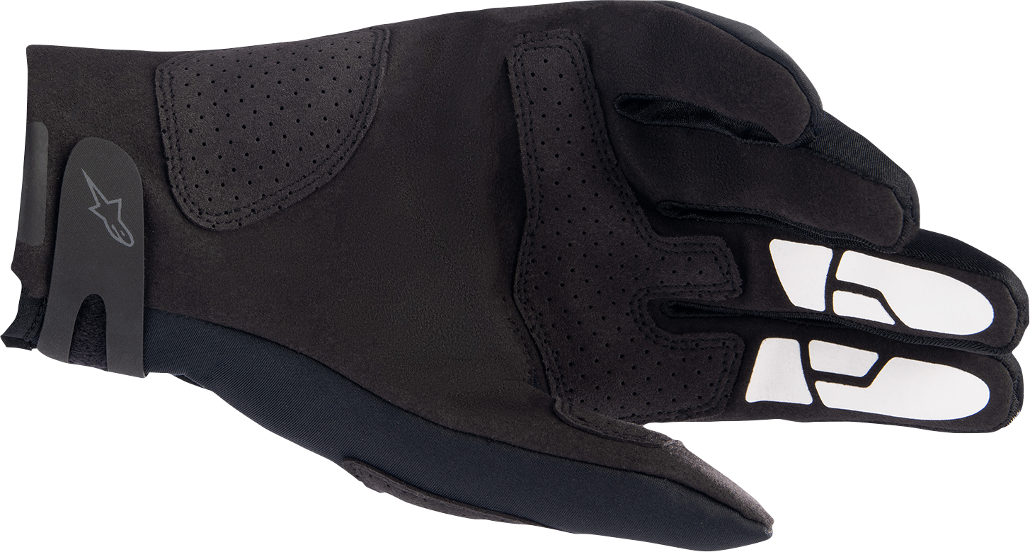 Alpinestars Thermo Shielder Gloves in black, size 2XL, featuring insulated design and durable material for motorcycle riding.