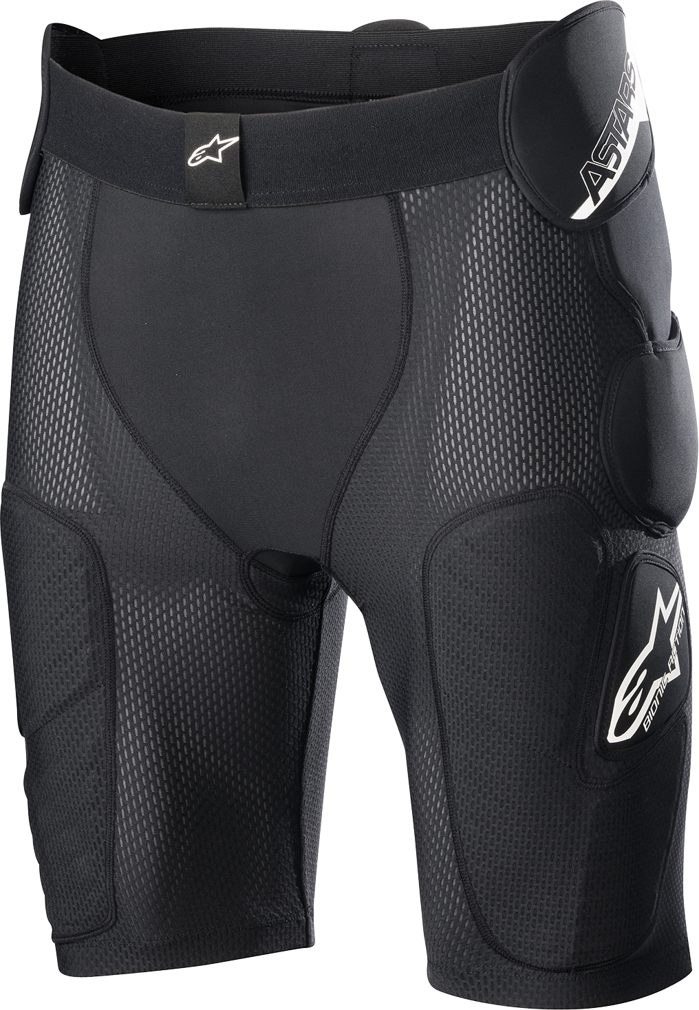 ALPINESTARS, Alpinestars Bionic Action Protection Shorts 2XL - Black, Model 6507823-10-2X