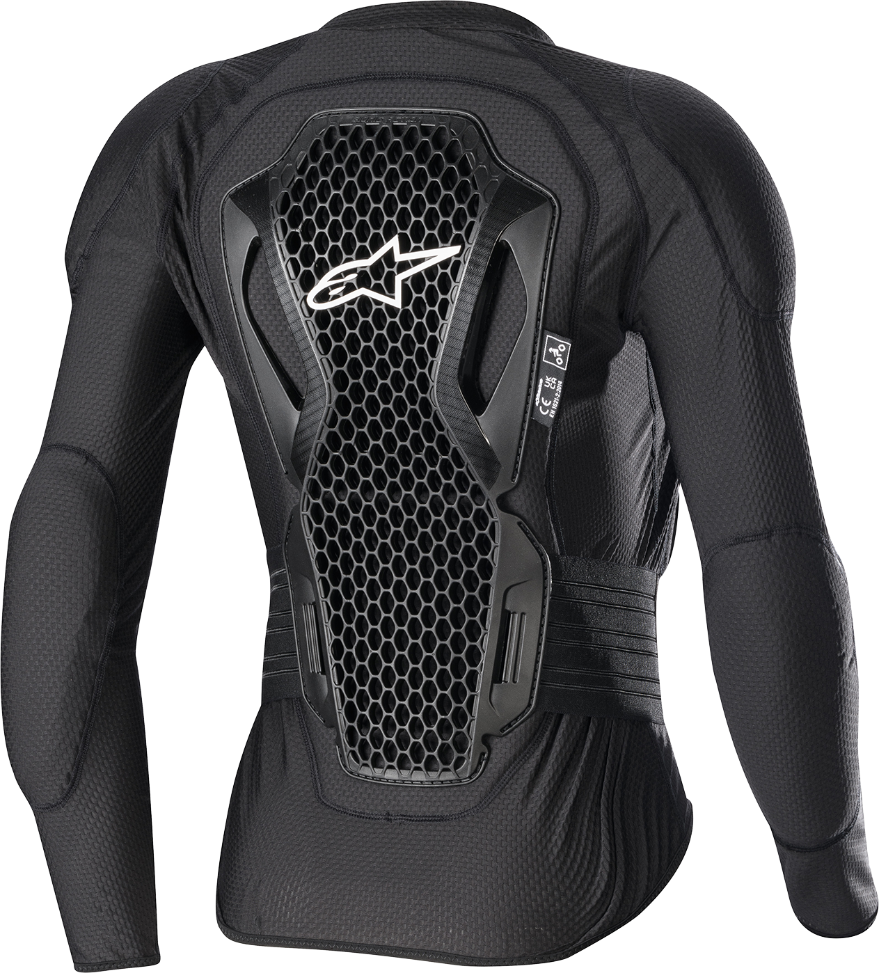 Alpinestars Stella Bionic Action v2 Women's Protection Jacket in black and cyan, front view, size medium, with protective padding.