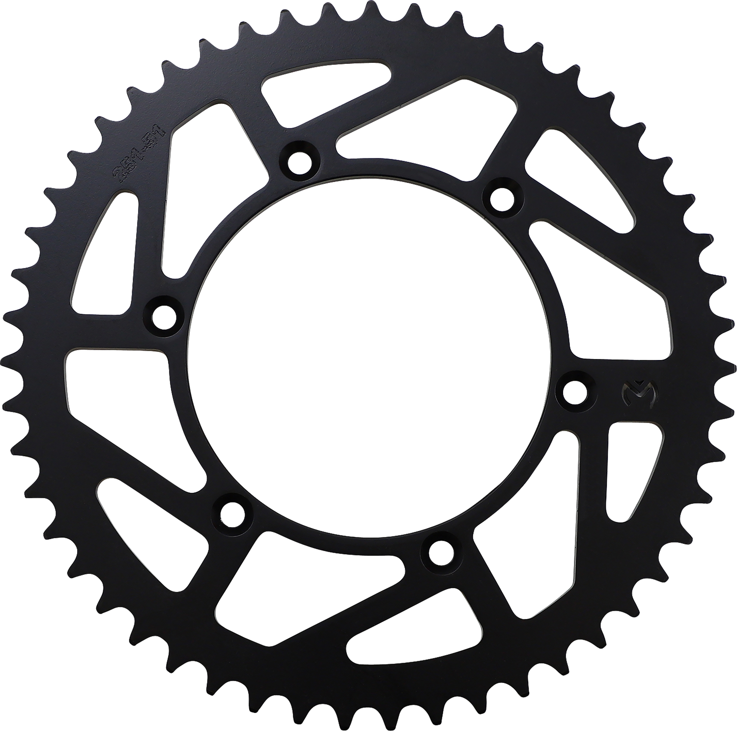 Moose Offroad Yamaha rear 51-tooth sprocket, durable metal bike sprocket with gear teeth for Yamaha motorcycle.