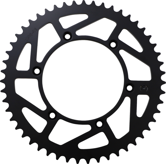 Moose Offroad Yamaha rear 51-tooth sprocket, durable metal bike sprocket with gear teeth for Yamaha motorcycle.
