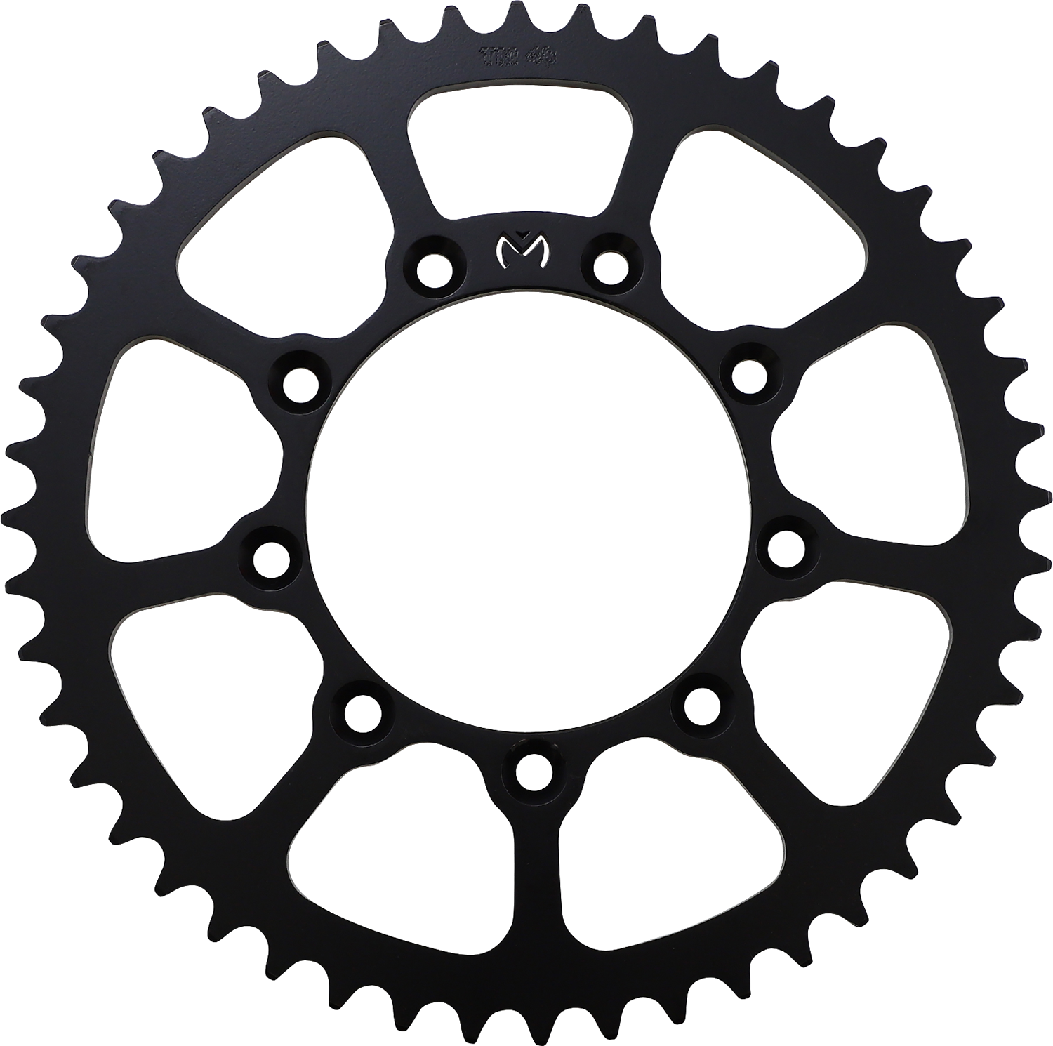 MOOSE OFFROAD 48-tooth rear sprocket for TM 1210-520TM-48ST offroad motorcycle, shows metal sprocket with teeth and mounting holes.