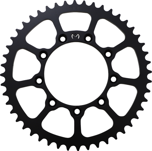 MOOSE OFFROAD 48-tooth rear sprocket for TM 1210-520TM-48ST offroad motorcycle, shows metal sprocket with teeth and mounting holes.