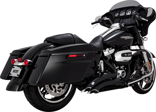 VANCE & HINES, Vance & Hines Big Radius Exhaust System with PCX™ Technology - Black, Model 46373