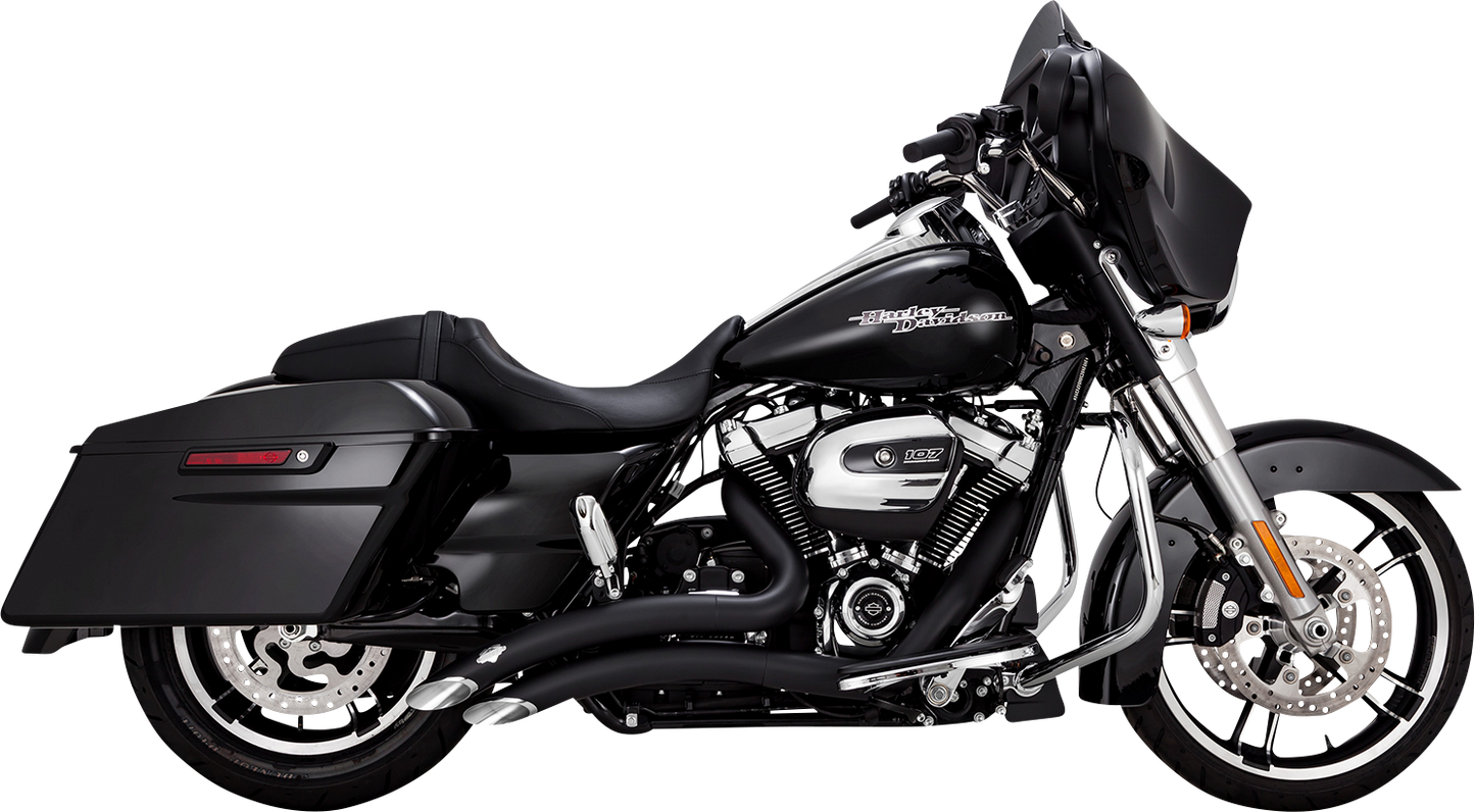 VANCE & HINES, Vance & Hines Big Radius Exhaust System with PCX™ Technology - Black, Model 46373