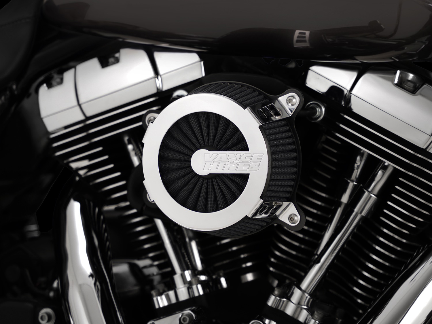 VANCE & HINES, Vance & Hines VO2 Cage Fighter Air Intake Kit - Chrome Part 70355